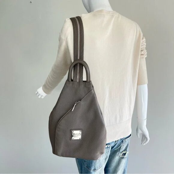 Valentina Gray Leather Bag - Picture 7 of 7
